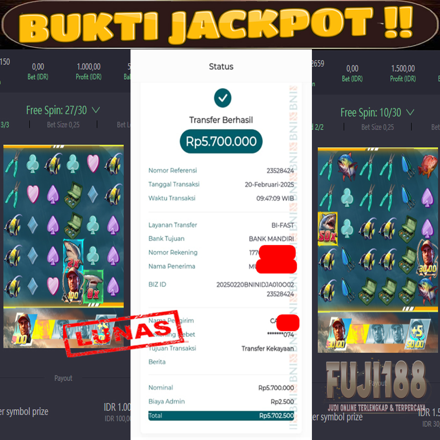 Bukti Kemenangan Shark Bounty