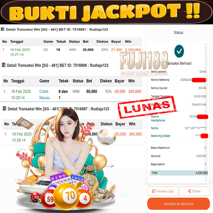 Bukti Kemenangan Singapore Toto 4d