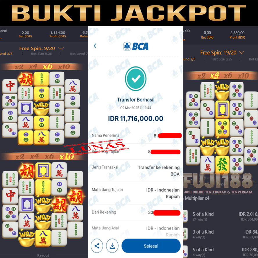 Bukti Kemenangan Mahjong ways