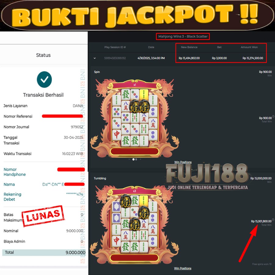 Bukti Kemenangan BLACK SCATTER