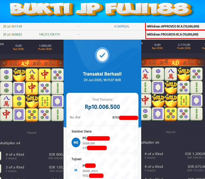 Bukti Kemenangan Mahjong Ways