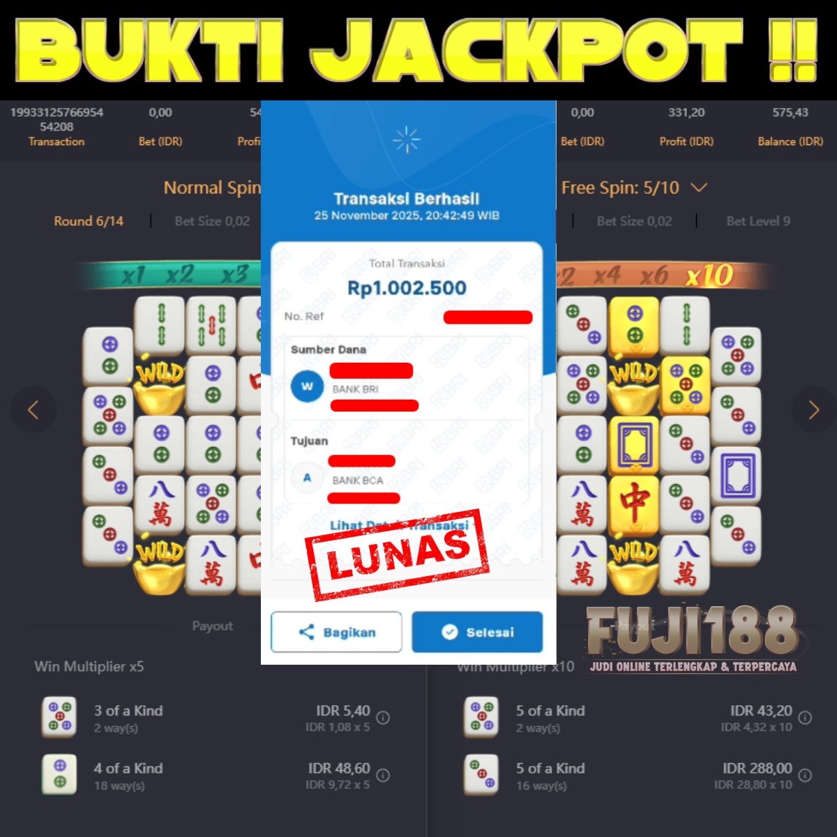 Bukti Kemenangan MAHJONG WAYS 2